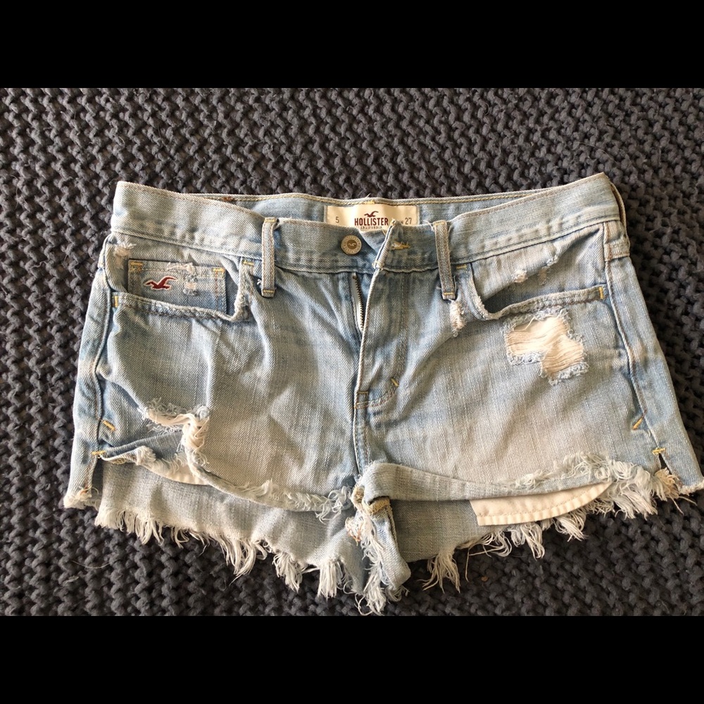 Distressed Jean Shorts